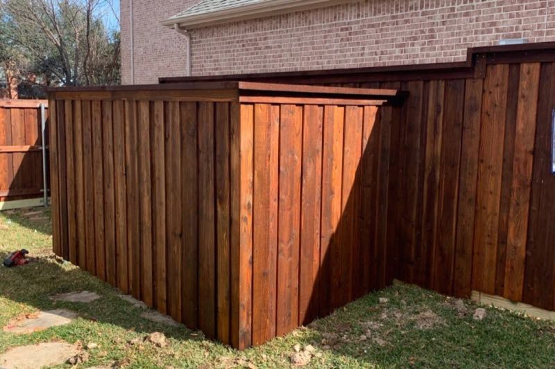 Cedar Privacy Fence in Coppell