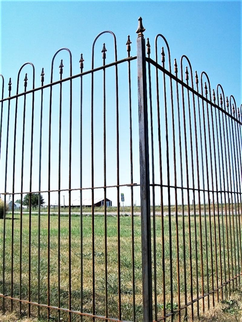 Iron Fence near Flower Mound
